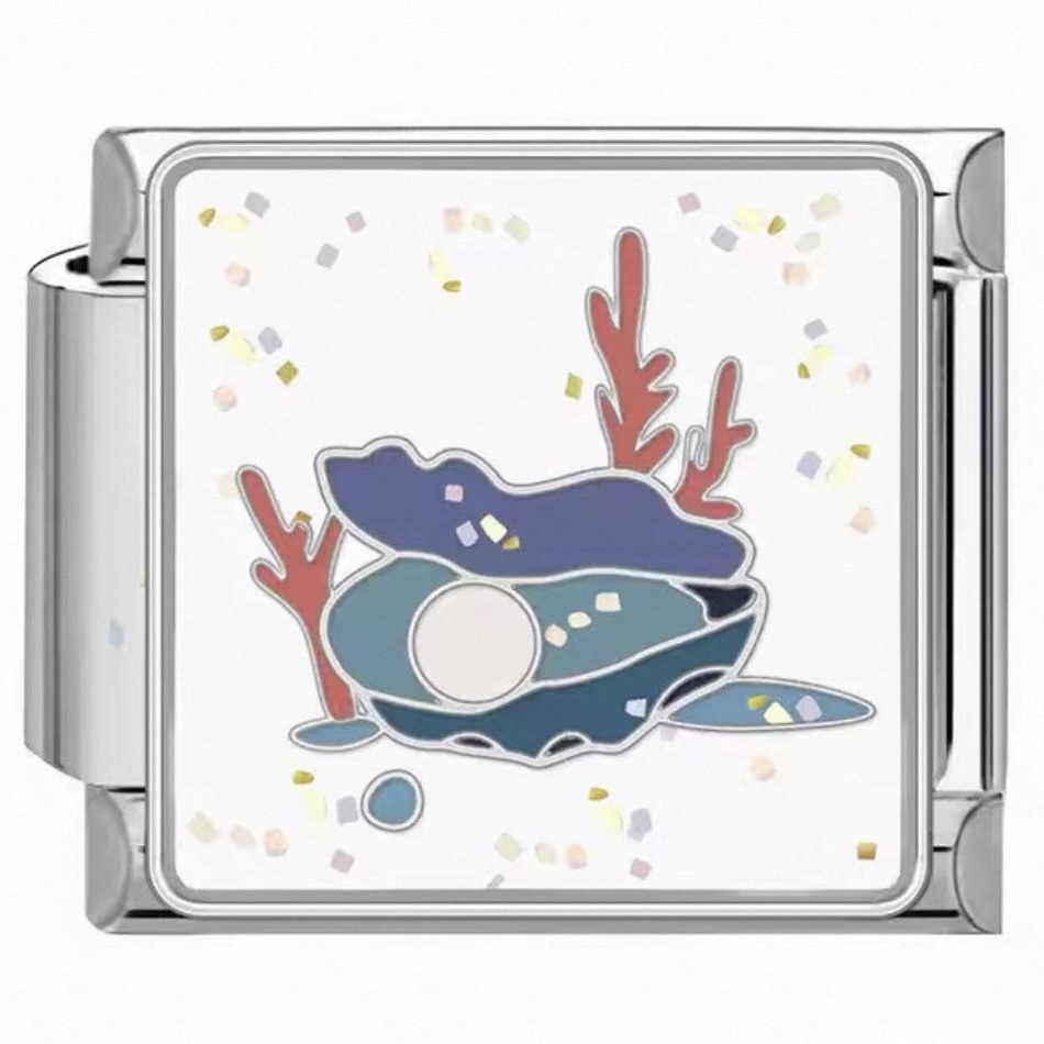 Confetti Shell Charm