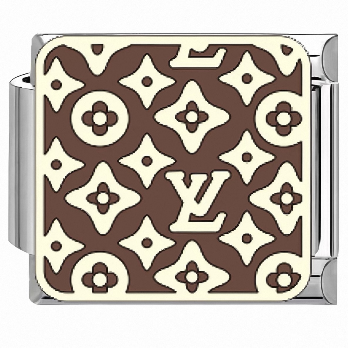 Choco Monogram Charm